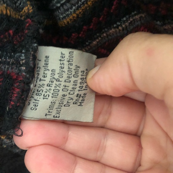 BIYA by Johnny Was Embroidered Zola Pom Pom Kimono Jacket XS (fits sizes 4-8) - Picture 8 of 9